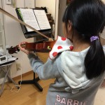 ヴァイオリン、毎日練習しました！