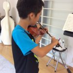 今週はヴァイオリン練習頑張ったね！