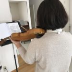 ヴァイオリンの音階練習