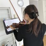 家でのヴァイオリン練習時でも