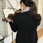 ヴァイオリンの練習　12