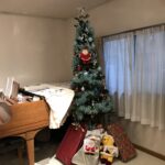 レッスン室のクリスマスツリー